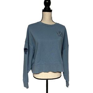 Pro Standard Luxury Pitt Panthers Sweatshirt Women's M Box Fit Thumb Holes Cute